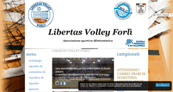 Desktop Screenshot of libertasvolleyforli.it